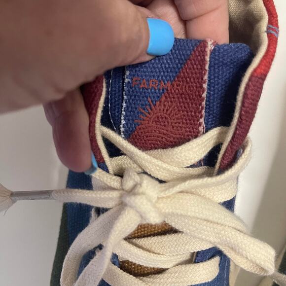 Farm Rio Platform Sneaker Rainbow Sun Unisex Men SIZE 7,5 Wmns 9.5 EU 40 shoes - Picture 7 of 16